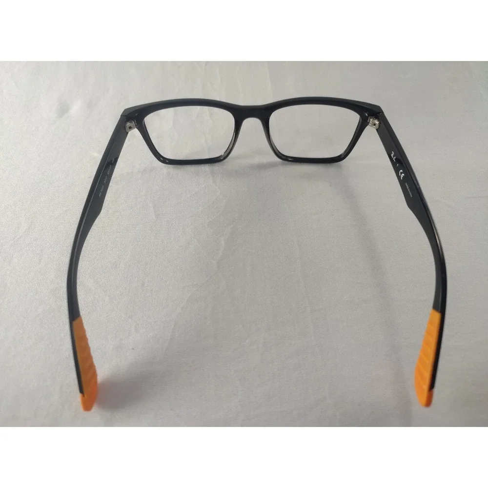 Ray-Ban RB 7025 5417 Black Orange Eyeglasses Frames 53-17-145 Rectangular